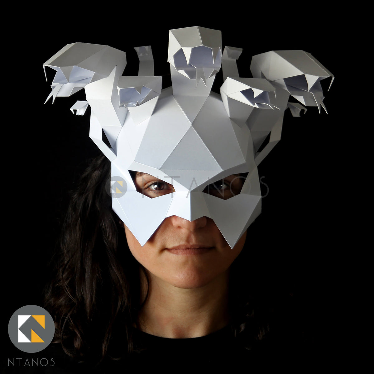 Medusa Paper Mask Papercraft Mask Template By Ntanos