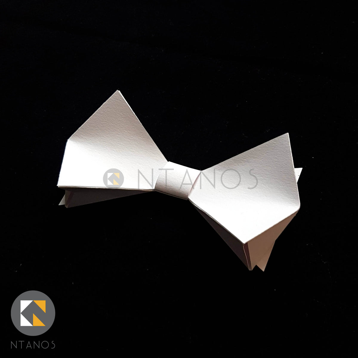 tissue paper bow tie