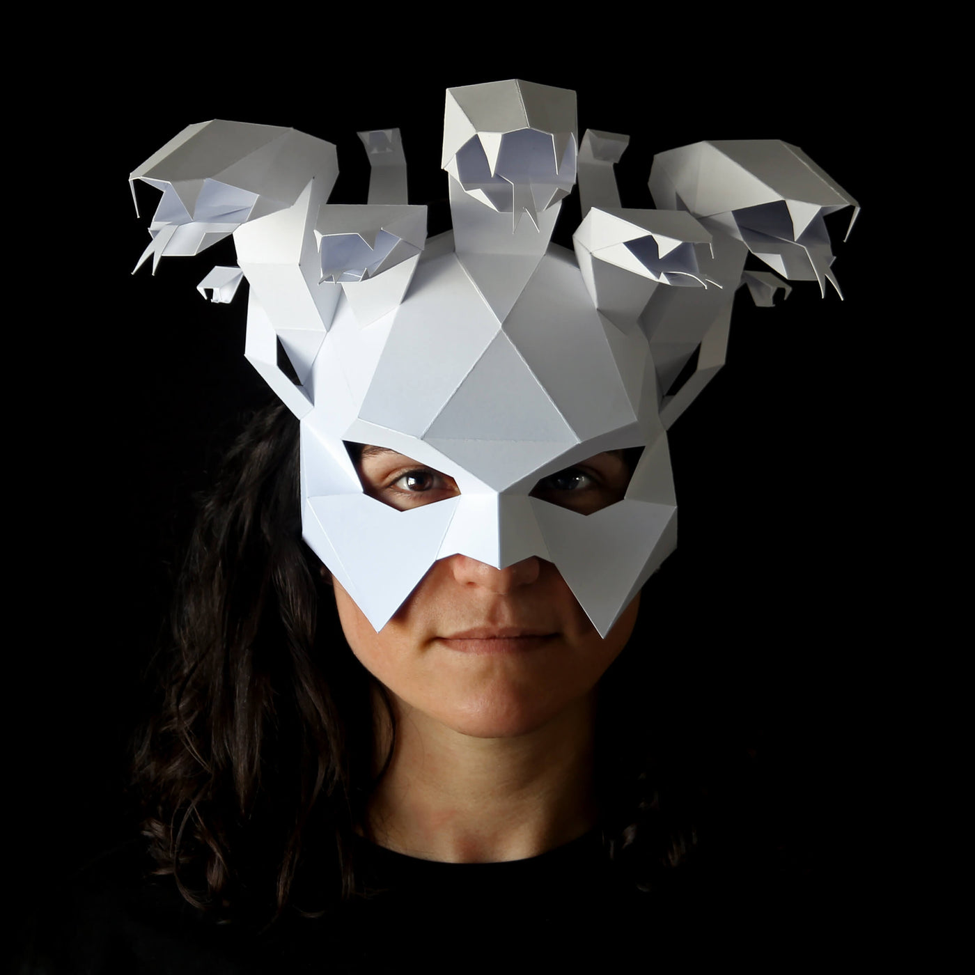 Make your own Halloween paper mask Ntanos