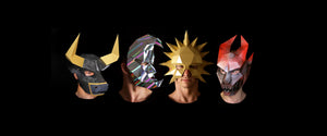 Papercraft Mask Templates designed by paper artist Kostas Ntanos. Animal paper masks. Make your own geometric paper masks by designer Kostas Ntanos. Download DIY papercraft mask templates. Halloween paper masks to make yourself. 