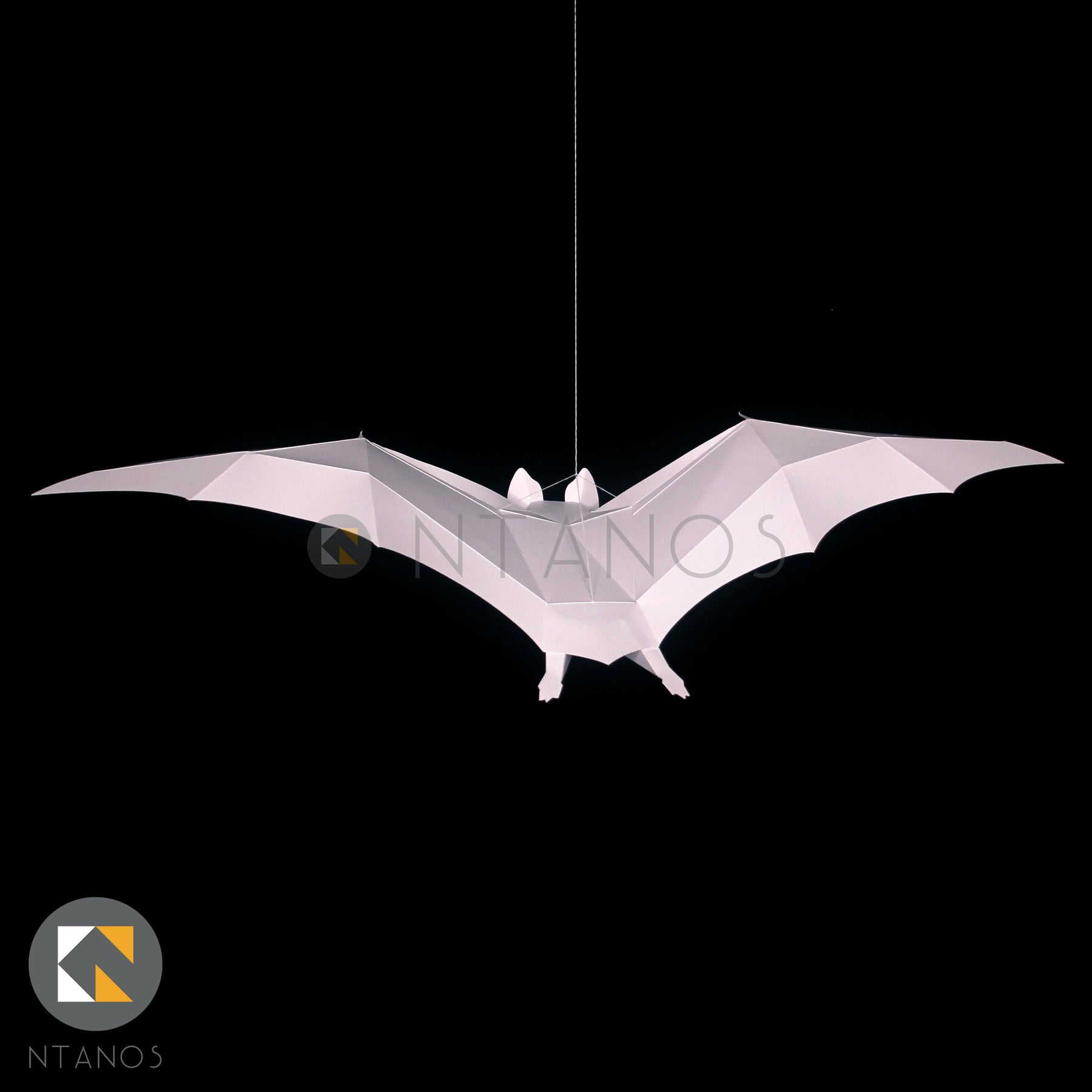 Bat | 3D Bat Papercraft Template By Ntanos | Instant Download