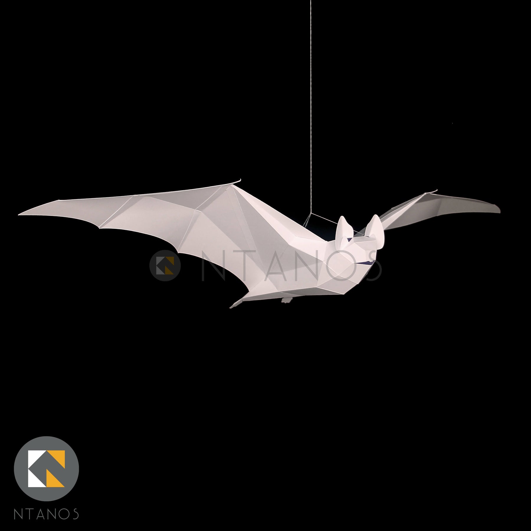 Bat | 3D Bat Papercraft Template By Ntanos | Instant Download