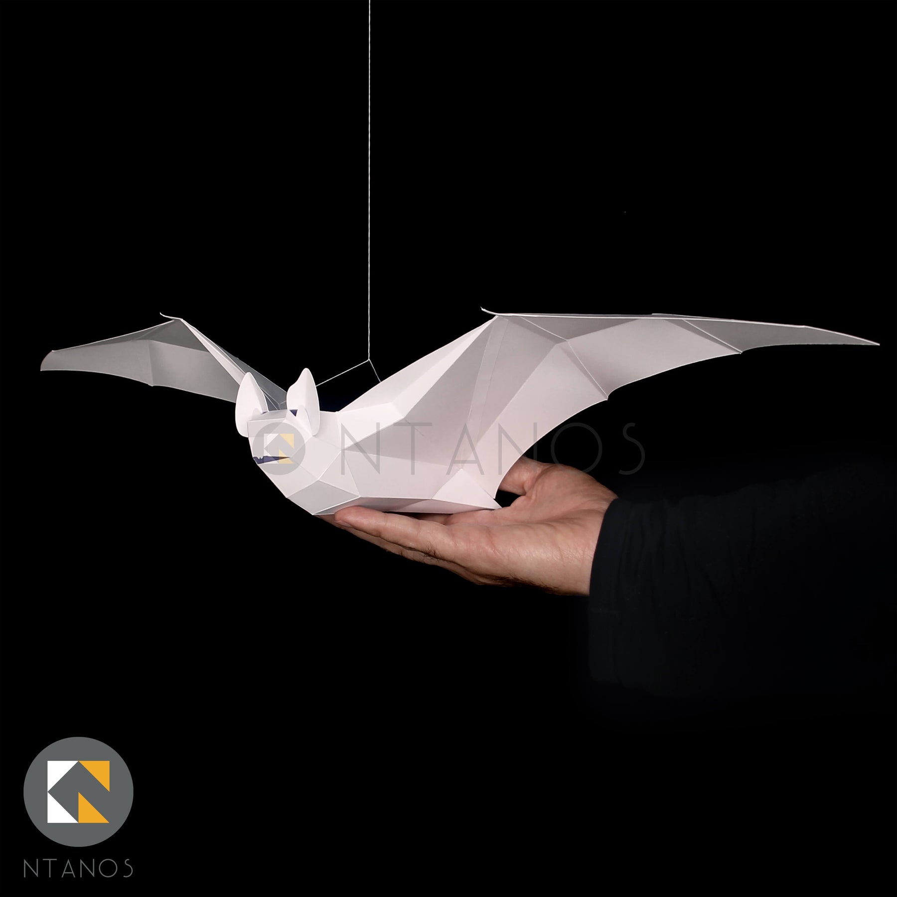 Bat | 3D Bat Papercraft Template By Ntanos | Instant Download