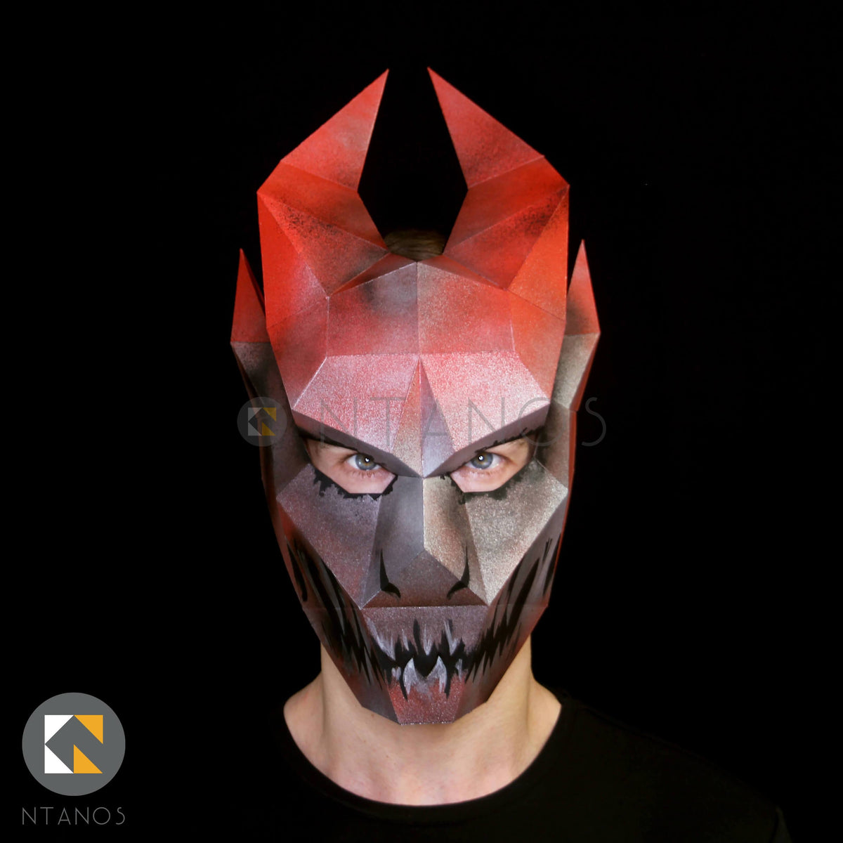 Ifrit Demon Mask | Papercraft Masks Templates By Ntanos | Instant Download