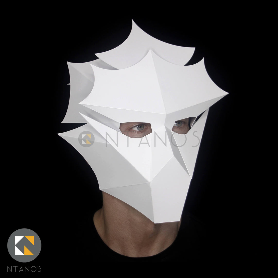 Full Face Paper Mask Template