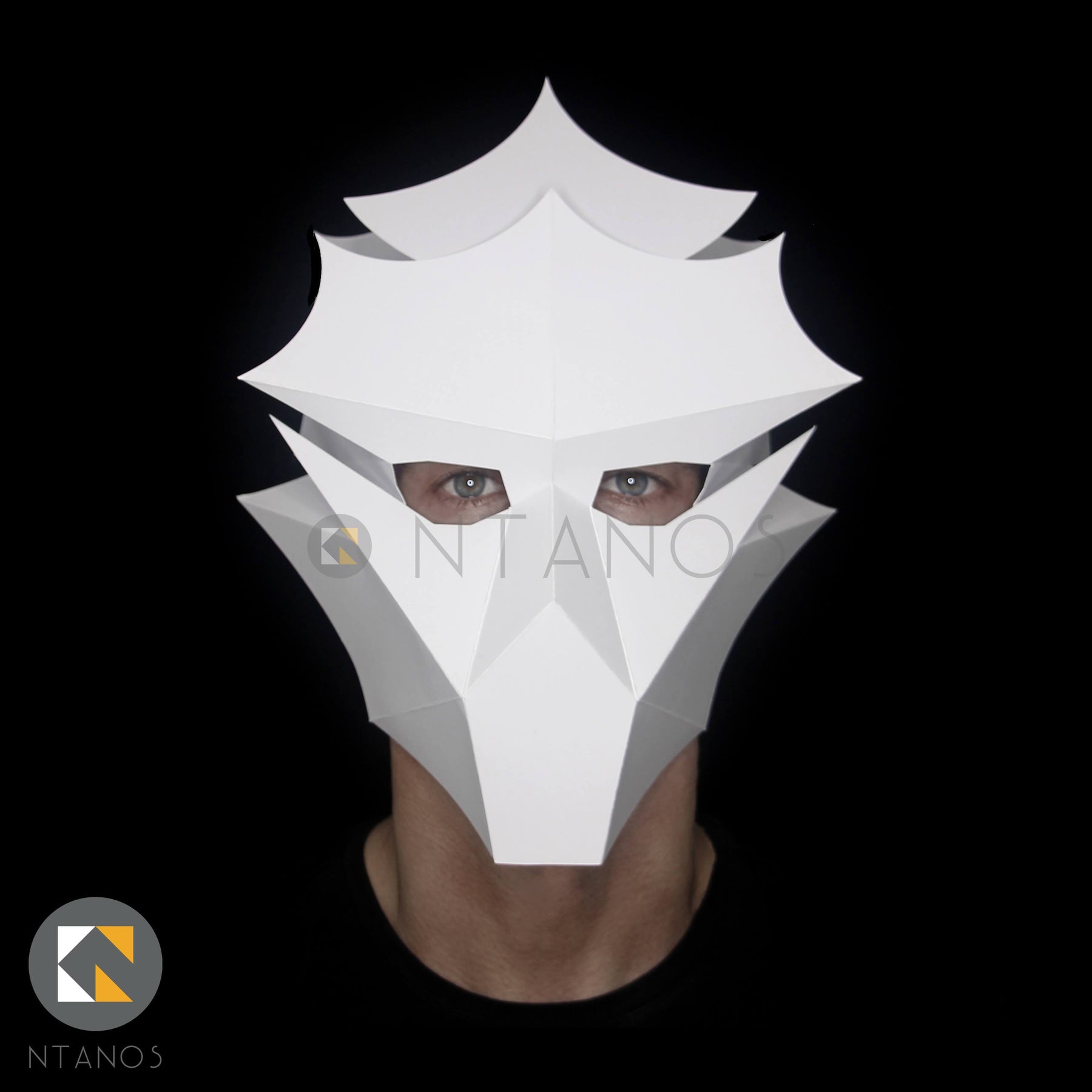 Shell Mask | Papercraft Masks Templates By Ntanos | PDF Download