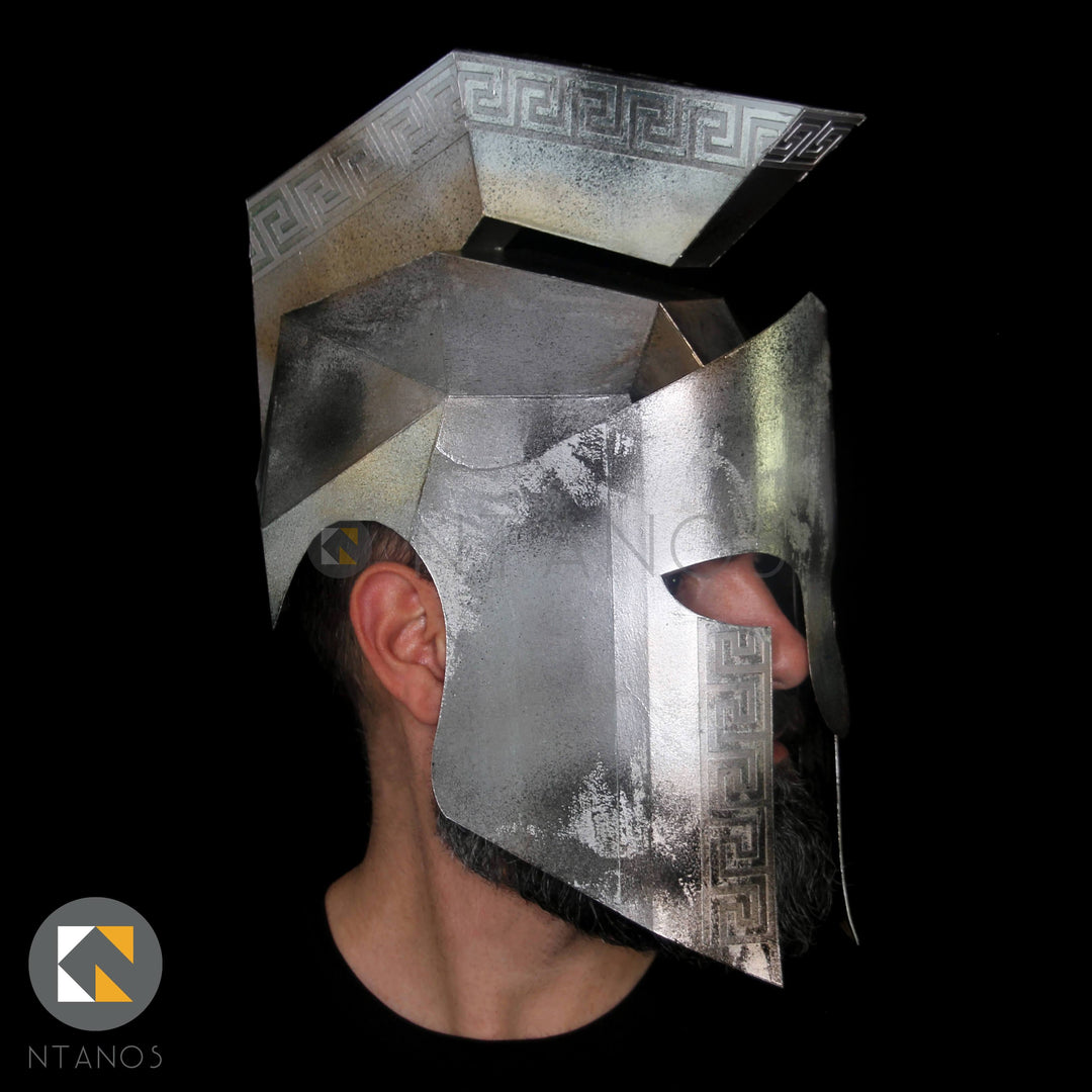 ancient greek helmet template