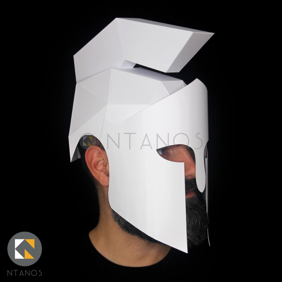ancient greek helmet template