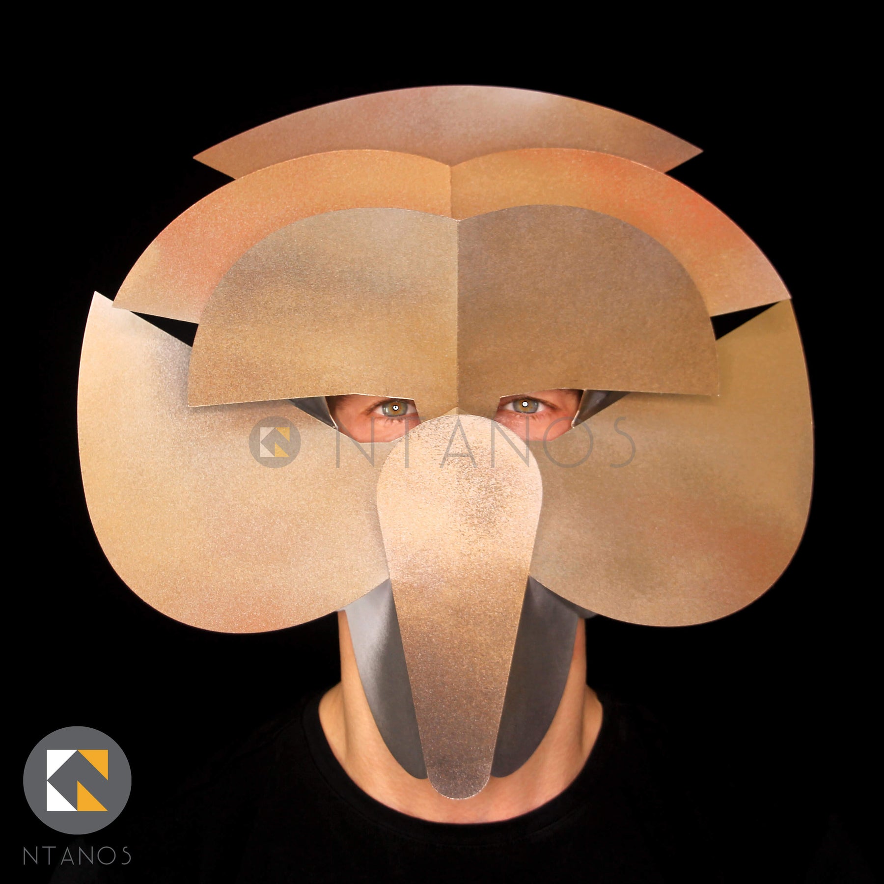 Shell Mask | Papercraft Masks Templates By Ntanos | PDF Download