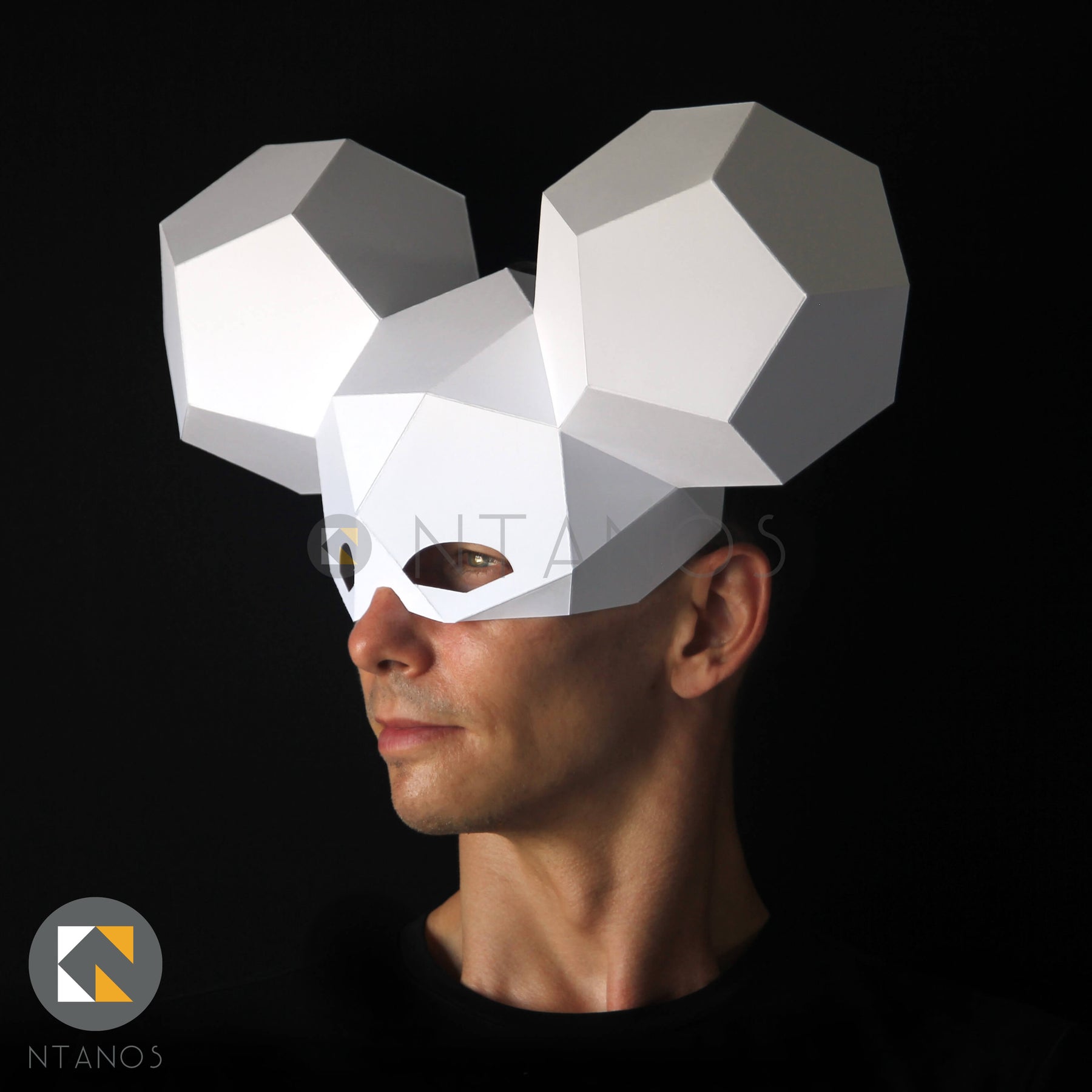 Mouse Mask Pattern Mouse Paper Mask | Papercraft Masks by Ntanos | Mask Templates