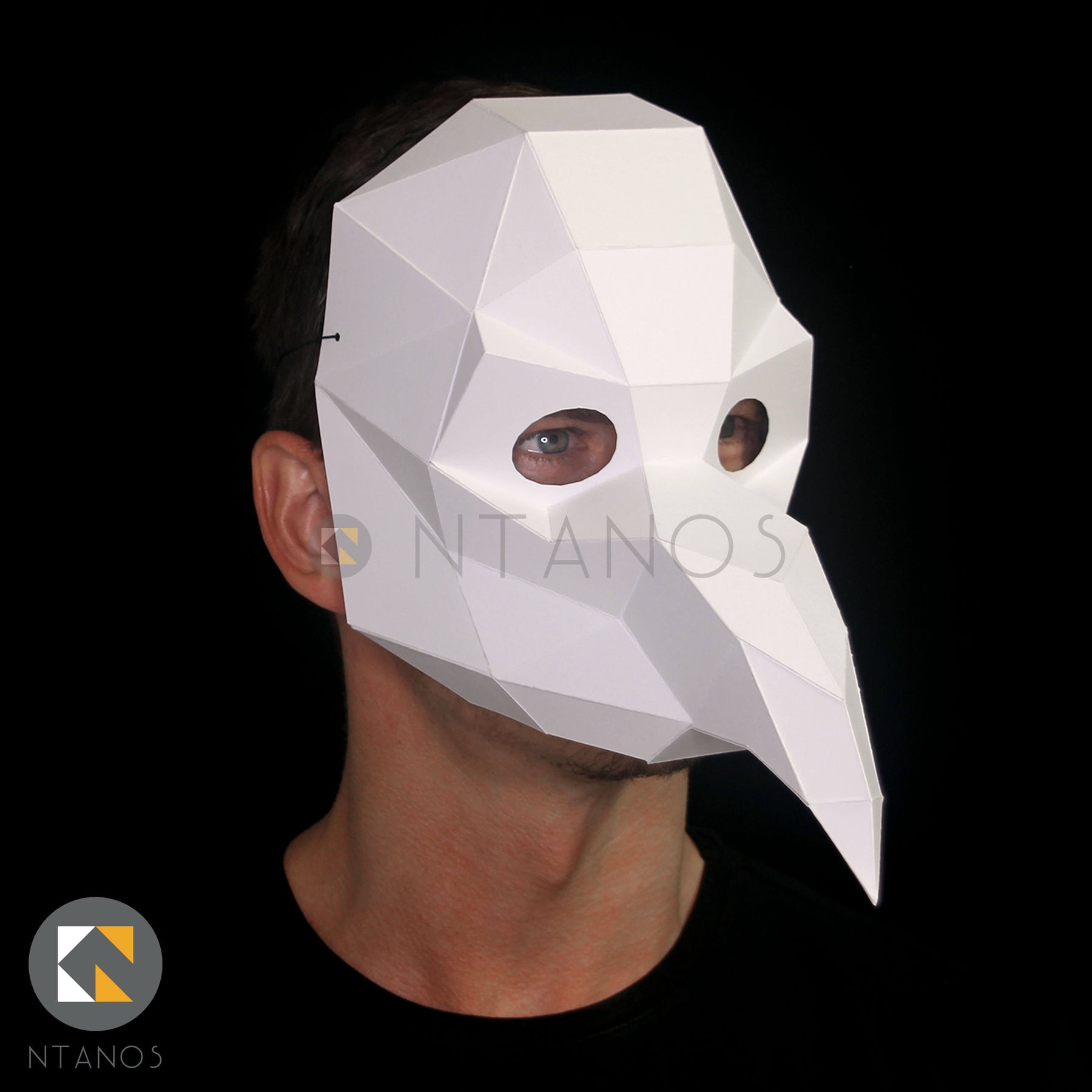 Plague Doctor Mask Paper Masks Templates By Ntanos Instant Download