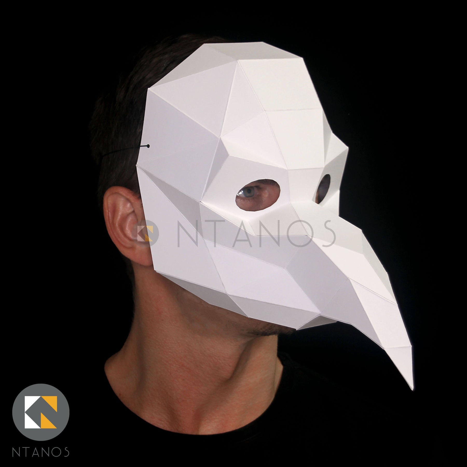 Plague Doctor Mask Paper Masks Templates By Ntanos Instant Download