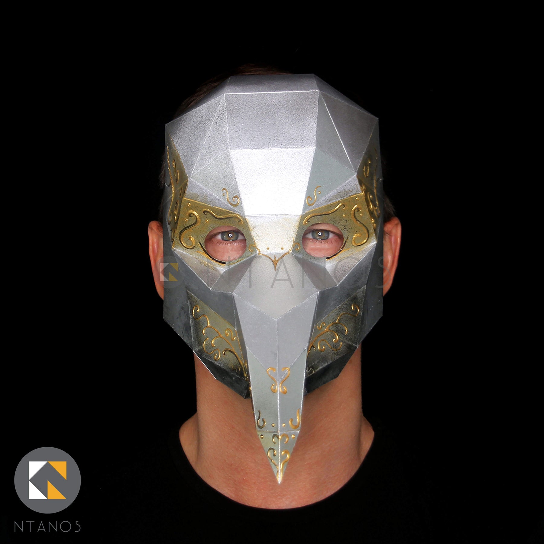 Plague Doctor Mask Paper Masks Templates By Ntanos Instant Download