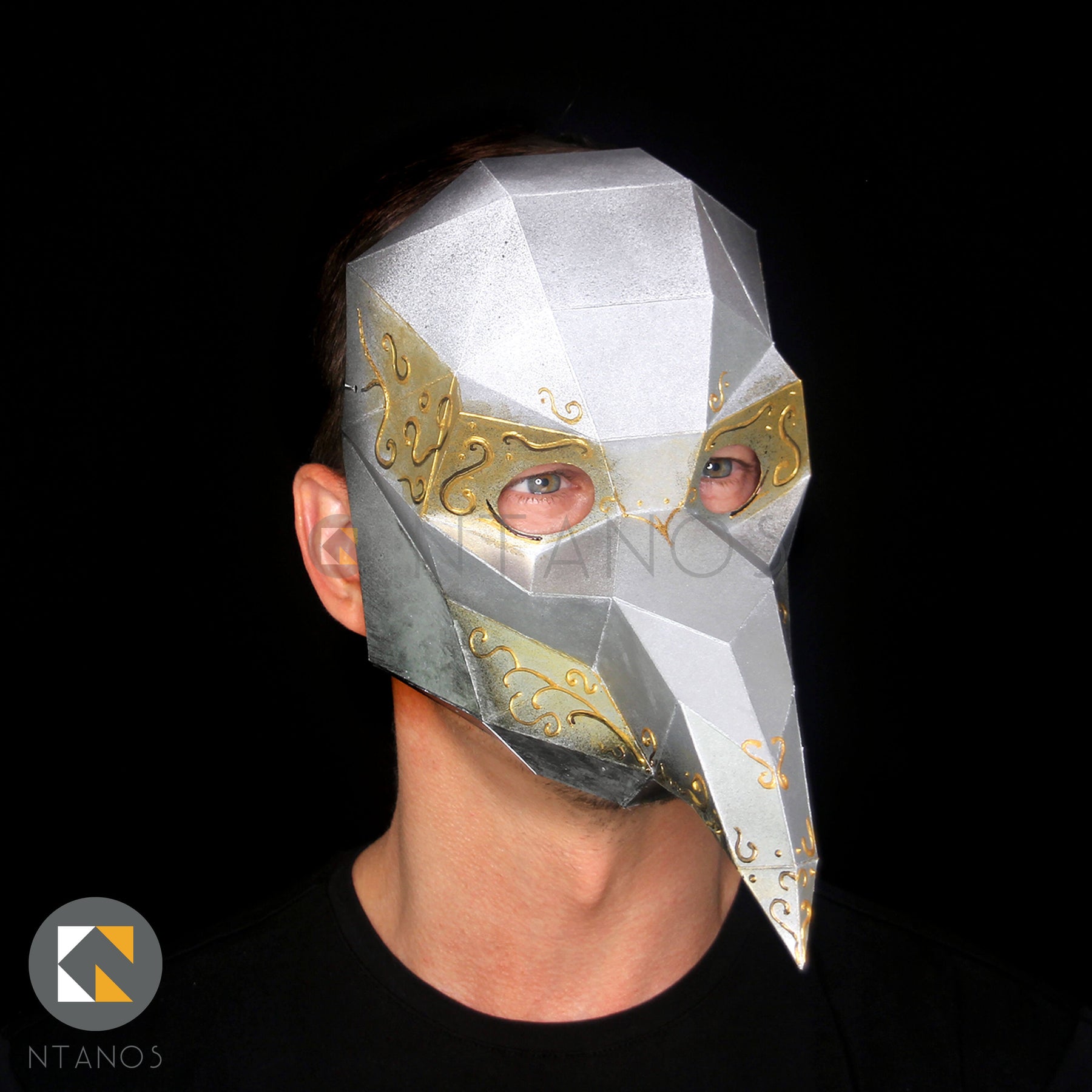 Plague Doctor Mask Paper Masks Templates By Ntanos Instant Download