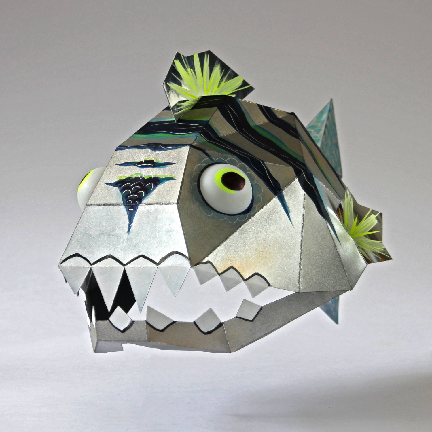 Simple Fish Mask Fish Mask | Papercraft Masks Templates Designed By Ntanos