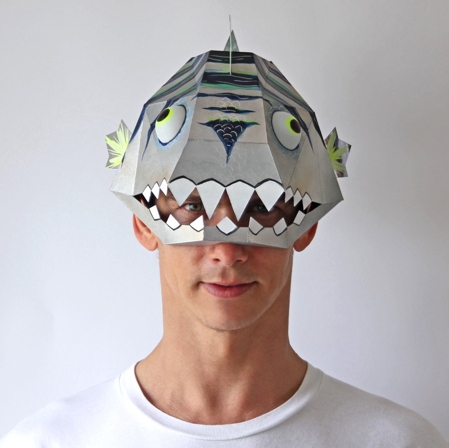 Simple Fish Mask Fish Mask | Papercraft Masks Templates Designed By Ntanos