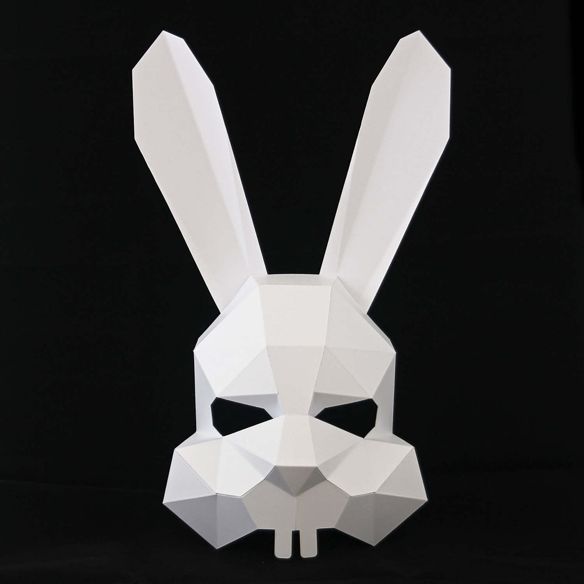 Bunny Papercraft Mask | Animal Paper Masks | Designed by Ntanos