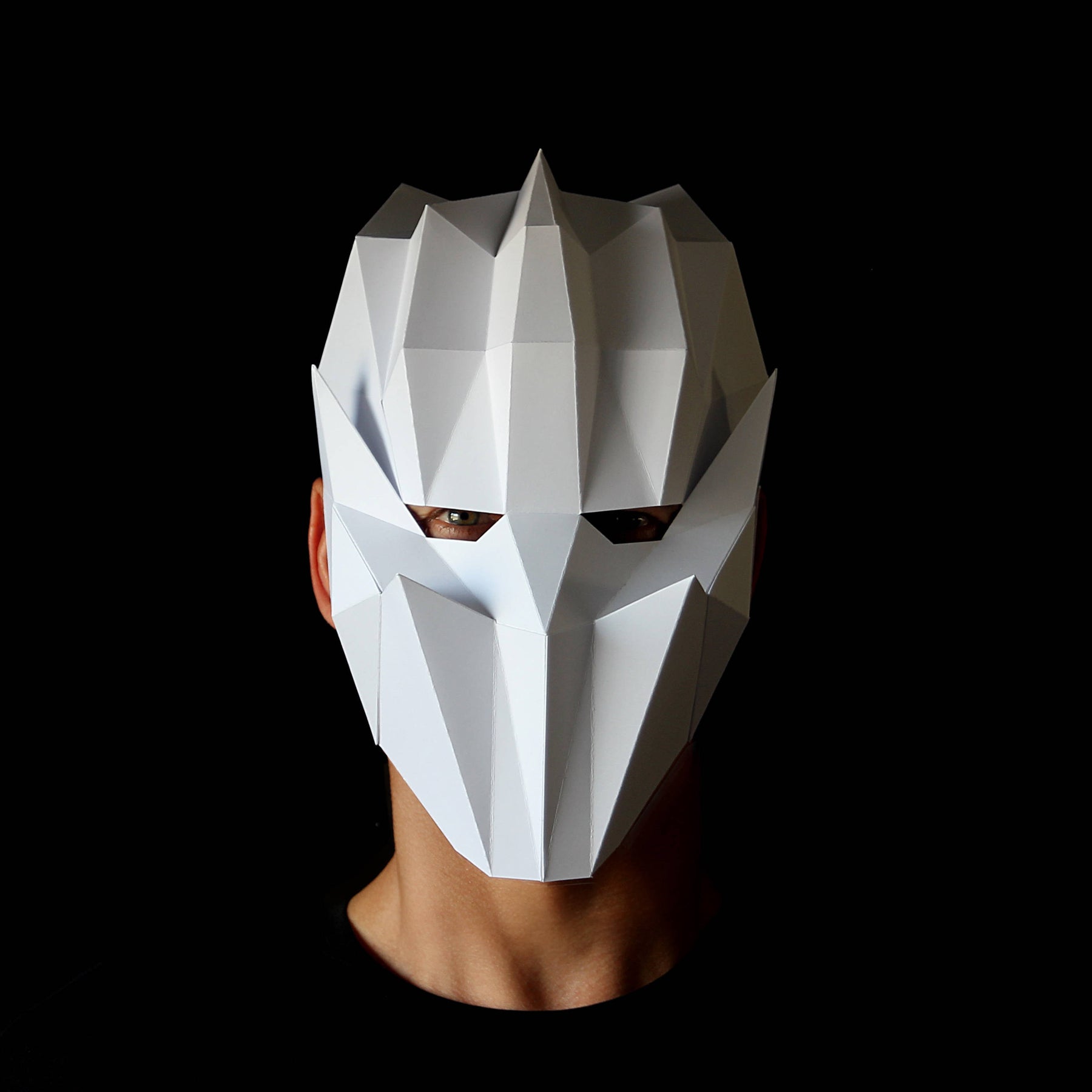 Club Kid Papercraft Mask | Low poly Paper Templates by Ntanos